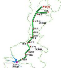 南水北調中線工程供水圖