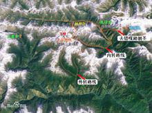 外轉路線包括今玉麥的東部地帶