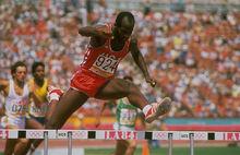 埃德溫摩西 在比賽中