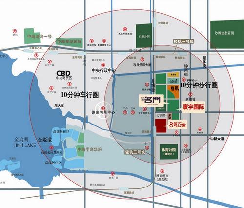 蘇州中海8號公館區位交通圖