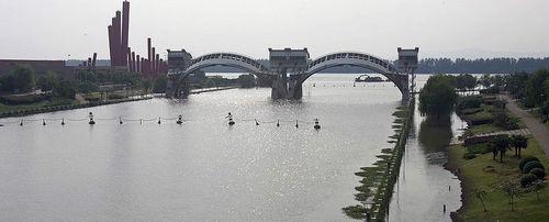 秦淮河入長江處下關三汊河