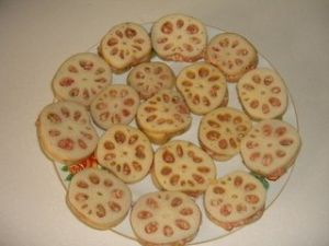 微波爐香煎藕餅