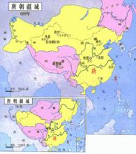 唐朝疆域圖