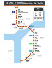 廈門軌道交通線路圖