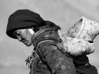 西藏阿里地區惡劣生存環境
