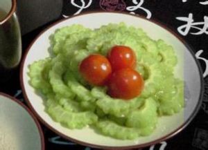 涼拌苦瓜西紅柿 涼拌苦瓜西紅柿