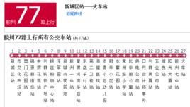 膠州公交77路 膠州公交77路