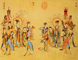 清丁觀鵬摹張勝溫法界源流圖卷 清丁觀鵬摹張勝溫法界源流圖卷