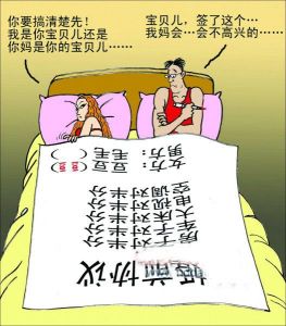 婚前協定[婚前雙方的約定]