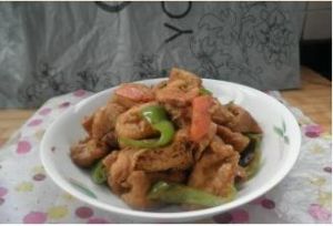 尖椒炒油豆腐 尖椒炒油豆腐