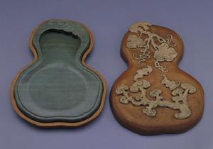 松花石葫蘆硯 松花石葫蘆硯