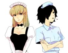 《魯邦三世Y》中的女裝五右衛門與次元大介