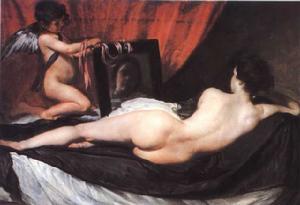 《鏡前的維納斯》