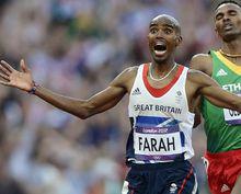 法拉赫 倫敦奧運會比賽照片    