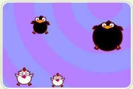 貪吃的小黑鳥 貪吃的小黑鳥