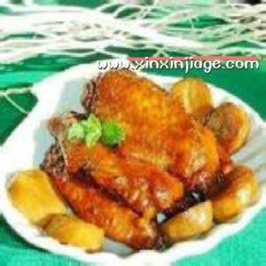 杏鮑菇燉雞翅煲 杏鮑菇燉雞翅煲