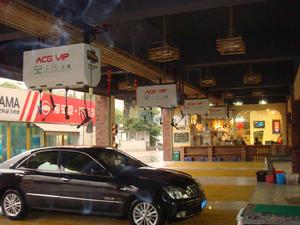 汽車美容使用中展示