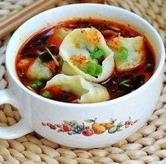 酸湯素水餃 酸湯素水餃