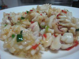 油泡鮮魷魚 油泡鮮魷魚