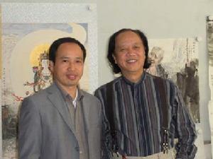 劉雲峰主席與中央文史館員尼瑪澤仁