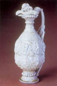 青瓷鳳首龍柄壺 青瓷鳳首龍柄壺