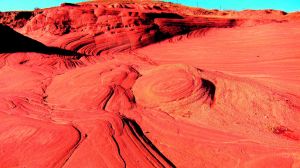 靖邊龍洲丹霞地貌