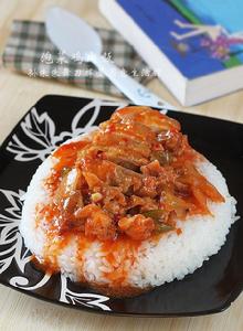辣白菜雞肉飯 辣白菜雞肉飯