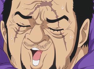 路飛說不討厭藤虎時，藤虎的表情