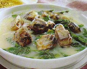 小白菜熬鮐魚 小白菜熬鮐魚