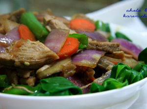 裡脊回鍋肉 裡脊回鍋肉