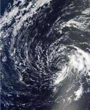 熱帶低氣壓90C 衛星雲圖