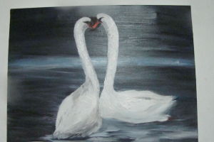 兩眼看穿人世事，一溪流盡古今雲。與其相見留遺恨，不如懷念築思心。