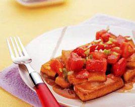 番茄炒豆腐 番茄炒豆腐