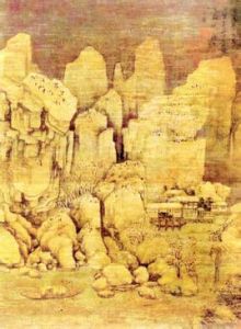 元剡溪訪戴圖軸 元剡溪訪戴圖軸