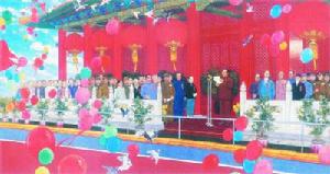 中國人民站起來了[馬泉創作油畫作品]