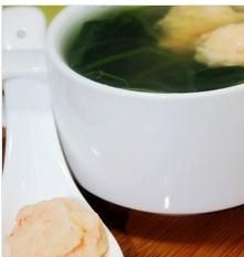 鮮蝦滑菠菜湯 鮮蝦滑菠菜湯