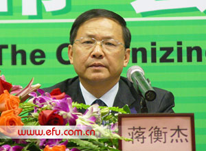 中國服裝協會常務副會長蔣衡傑
