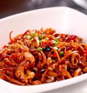 桔香拌魷魚 桔香拌魷魚