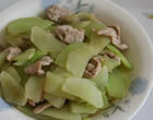 肉片炒萵筍 肉片炒萵筍