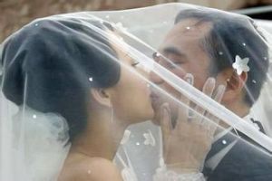 胡靜與朱兆祥婚禮