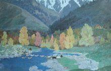 阿曼《天山牧場的秋》