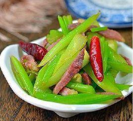 香芹炒臘肉 香芹炒臘肉
