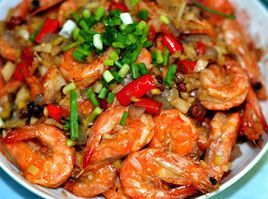 油燜辣味蝦 油燜辣味蝦