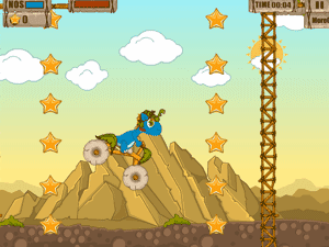 小恐龍騎石車 小恐龍騎石車