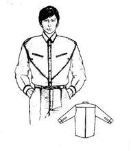 變化型男式襯衣