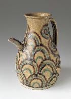 青釉褐綠點彩紋壺 青釉褐綠點彩紋壺