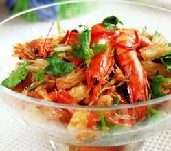 香柚拌大蝦 香柚拌大蝦