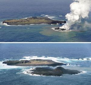 西之島，一座位於小李原群島中的無人小島