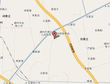 江蘇省通州市劉橋鎮區域地圖