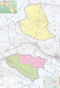 肅北蒙古族自治縣政區圖